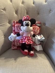 Disney Minnie, Mouse, Three-piece, Travel, Set, Plush Pillow, Blanket, Red Nwt. Fixed Price $45.00.