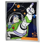 Disney Store Toy Story Buzz Lightyear Galaxy Defender Fleece Blanket 50X60 Space. Fixed Price $40.61.