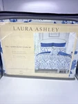 Laura Ashley Elise Duvet Cover Set Queen Reversible Floral Blue All Season. Fixed Price $62.99.