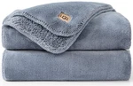 Ugg Whitecap 50X70 Fleece Throw Blanket Denim Blue Machine Washable. Fixed Price $179.99.
