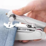 Portable Mini Sewing Machine Handheld Manual Stitching Quick Repair Tool. Fixed Price $12.99.