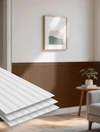 Wainscoting Panels Beadboard Paintable Ps Wall Paneling Accent 116" X 39. Fixed Price $133.90.