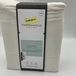 Threshold Twin Organic Sheet Set Sour Cream 100% Cotton. Fixed Price $19.95.
