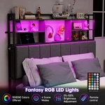 54.8" For Queen Size Bed With Storage Headboards Charging Station. Fixed Price $109.99.