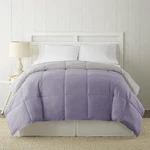 Down Alternative Reversible Duvet Cover, Amethyst/silver Twin Comforter. Fixed Price $25.99.