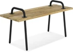 Berkeley 42" Solid Mango Wood Industrial Entryway Bench Natural Finish. Fixed Price $157.99.