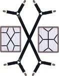 Bed Sheet Straps - Crisscross Fitted Clips Holder Elastic Bands. Fixed Price $8.88.
