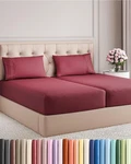 Split King Size 5 Piece - Comfy Breathable & Cooling Bed Set.... Fixed Price $86.23.