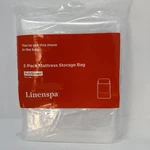 Linenspa Heavy Duty Mattress Bags Full Queen 2-PACK Clear Moving Storage Cover. Fixed Price $12.99.