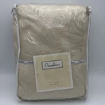 Williams Sonoma Chambers Ivory Diamond Jacquard Bed Skirt Cal King 18 Drop New. Fixed Price $49.99.