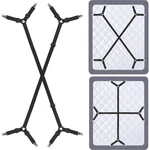 Bed Sheet Holder Straps - Adjustable Clips Fasteners .... Fixed Price $12.12.