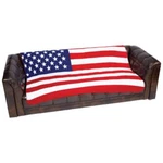 United States Flag Print Fleece Throw. Fixed Price $21.46.