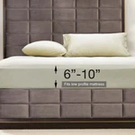Made In Usa- Low Profile Fitted Sheet Only (6-10) Cotton 608TC Bed. Fixed Price $48.00.