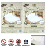 2PACK Queen Size Zippered Mattress Covers Waterproof Fabric Bed Bug And Dust. Fixed Price $47.94.