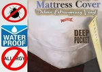 Royal Silk Heavy Vinyl Zippered Mattress Cover 100% Waterproof & Bed-bug. Fixed Price $22.98.