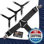 Gorilla Grip Patent Pending Bed Sheet Holders Adjustable Elastic Fasteners. Fixed Price $21.39.