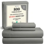 Chateau Home Collection Egyptian Cotton Sheets Queen Size Bed Set Deep Pockets. Fixed Price $171.00.