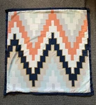 Blissliving Home Harper Euro Sham, Navy, Cotton, 28", Fits 26" Pillow. Fixed Price $9.00.