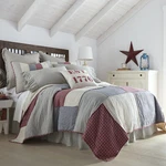 Hatteras Patch Luxury King 120WX105L Cotton Hand Quilting Vhc Brands. Fixed Price $249.95.