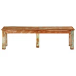 Bench Varies Due To Reclaimed Wood Solid Medium Vidaxl. Fixed Price $223.99.