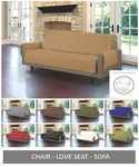 Quilted Microfiber Pet Dog Couch Sofa Furniture Protector Cover W/ Tucks & Strap. Fixed Price $22.99.