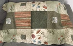 Greenland Home Fashions King Shams Set Of Quilted 20X36 Patchwork Floral. Fixed Price $34.99.