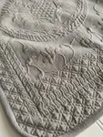 Historic Charleston Matelasse Pillow Sham Southern Charm Gray King 36X20. Fixed Price $20.00.