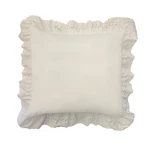 Fresh Ideas Bedding Eyelet Ruffled Pillow Sham Euro, (1-PACK), Ivory. Fixed Price $24.99.