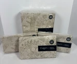 Christy Of England Salisbury Queen Duvet Cover Shams Set Linen Cotton Jacquard. Fixed Price $165.00.