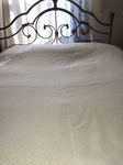 Restoration Hardware Queen 100% Cotton Blanket 96 X 90 Ivory. Fixed Price $169.00.