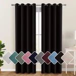 Blackout Room Darkening Window Curtains Insulated Thermal Grommet Panels. Fixed Price $21.49.