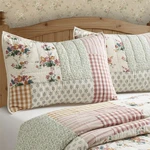 Vhc Rosehill Cottage Floral Patch Cotton Standard Pillow Sham 20X26 Shabby Chic. Fixed Price $23.95.