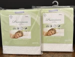 Protect-a-bed Premium Waterproof Pillow Protector Queen 21"X31" Set New. Fixed Price $18.95.