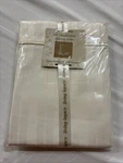 Living Legacy Sateen Pillowcase Damask Stripe 280 Thread Count Ecru Standard. Fixed Price $21.00.