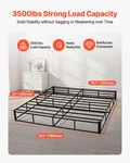 Vevor Box Spring, King Size Bed Frame With Washable Fabric Cloth, Heavy Duty Met. Fixed Price $143.95.
