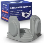 Bed Holders For Corners: 4 Pack Twist-lock Clips Keep Sheets Tight Heavy-d. Fixed Price $27.01.
