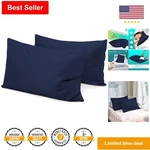 Set Youth Pillowcase Covers - 16" X 22" Size Soft Egyptian Cotton Na.... Fixed Price $37.99.