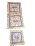 Quilted Euro Shams & Accent Pillow Cover Cottage Core Floral 3PC Set J. Clayton. Fixed Price $34.99.