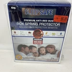 New Sleep Safe Anti-bed Bug King Size Box Spring Protector 78" 80". Fixed Price $26.95.