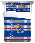 Kansas Jayhawks Ncaa Heathered 3PC Full/queen Comforter SET-F49450790. Fixed Price $156.95.