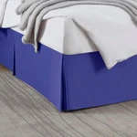 Elegant Queen Size Bed Skirt 14 Inch Drop Brushed Microfiber Pleated Hotel. Fixed Price $32.99.