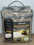 With Tags Biddeford Heated Microplush Electric Blanket Queen Tan Beige G1N. Fixed Price $75.57.