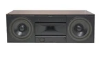 1999 Triad Inroom Gold Center Speaker With Grill Wood Finish + -- Mint. Fixed Price $1072.00.