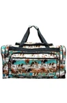 Ngil Canvas 23" Duffle Bag -country Side Moo Cow Print-slumber Party-girls Trip. Fixed Price $42.99.