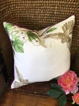 Yves Delorme Hanae Square Decorative Pillow 100% Linen With Insert New. Fixed Price $139.00.