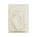 Basic Value Microfiber Bed Sheet Set, Fresh Ivory, Queen, 4 Piece. Fixed Price $21.10.