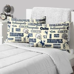 Foco Indianapolis Colts Nfl Retro Standard 2 Pack Pillowcases. Fixed Price $24.99.
