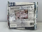 Imperial Elegance Peking Handicraft Quilted Sham Diamond Handmade 24" X 30". Fixed Price $19.99.