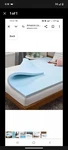 Linenspa LS30TT30GT 3IN Twin Gel Infused Memory Foam Mattress Topper. Fixed Price $40.47.