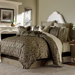 Aico Furniture - Imperial Bronze 10 Piece King Comforter Set. Fixed Price $721.99.